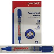 Penmark Mavi Renk 12 Adet Permanent Marker Koli Kalemi