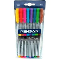 Pensan 01003 8'li Triball Tükenmez Kalem