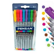 Pensan 1003 Trıball 8 Renk Tükenmez Kalem