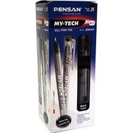 Pensan 2240 My-Tech 0.7 mm Siyah 25'li Paket Tükenmez Kalem