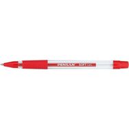 Pensan 2400 Soft Gel 0.7 mm Kırmızı Tükenmez Kalem