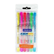 Pensan 6 Renk Neon Tükenmez Kalem
