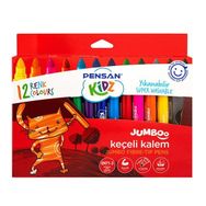 Pensan 99040 Kidz 12 Renk Jumbo Keçeli Kalem
