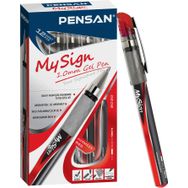 Pensan Kırmızı My Sign Jel Roller Tükenmez Kalem 1.0 mm 12'li Paket