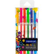 Pensan My-King Neon 6'lı Set Jel Kalem
