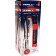 Pensan My-tech Kırmızı Renk 12 Adet 0.7 mm Tükenmez Kalem