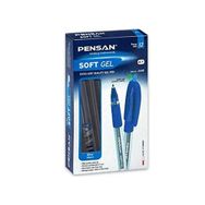 Pensan Soft Gel Mavi 0.7 mm 12'li Paket Tükenmez Kalem