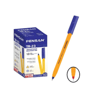 Pensan Tr 23 Üçgen Gövde 1.00 mm 50 Adet Mavi Tükenmez Kalem