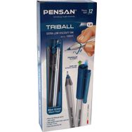 Pensan Triball Mavi Yeşil 12'li Kutu Tükenmez Kalem