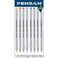 Pensan Triball Renkli 1.0 mm 8`li Tükenmez Kalem Seti