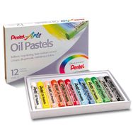 Pentel 5617155 12li Yağlı Pastel Boya Seti
