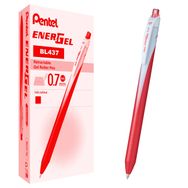 Pentel BL437 Energel Slim Kırmızı 0,7 mm Roller Kalem