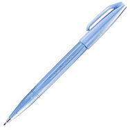 Pentel Grey Blue Brush Sign Pen Fırça Uçlu Kalem