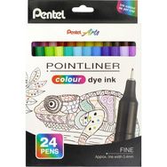 Pentel Pointliner 0.4Mm 24'Lü Fineliner Kalem Seti / S40-24