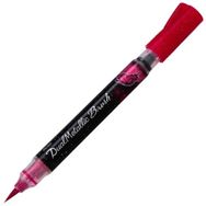 Pentel Sıvı Metalik Pembe Mürekkepli Pompalı Fırça Uçlu Kalem
