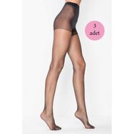 Penti 3 Adet Kadın Süper İnce Mat 15 Den Siyah Külotlu Çorap