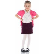 Penti 6-8 Yaş Beyaz Pretty Micro 40 Çocuk Külotlu Çorap