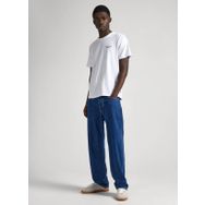 Pepe Jeans Bisiklet Yaka Baskılı Beyaz Erkek T-Shirt PM509367 800 SINGLE CLIFORD