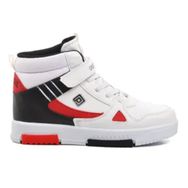 PEPİNO 1563-F Beyaz Siyah Kırmızı Erkek Çocuk Sneaker Ayakkabı