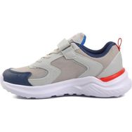 PEPİNO 4471-F Buz-Lacivert-Kırmızı Cırtlı Çocuk Spor Ayakkabı