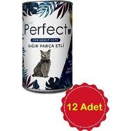 Perfect 12x400 gr Sığır Etli Kedi Konserve
