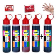 Perfection Epson L365 L382 L386 Yazıcı Uyumlu 5x500 ml Renkli Mürekkep Dolum Seti