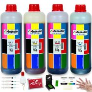Perfection HP 4x1 kg Deskjet 3785 3787 3835 Yazıcı Uyumlu Kartuş Dolum Seti