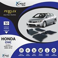 Perflex 3D Havuzlu X-Mat Cıvıc 2006-2012 Paspas