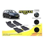 Perflex PXM-VW40 3D X-Mat Siyah Volkswagen Golf Plus 2005-2014 3 Havuzlu Paspas Çeşitleri