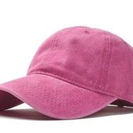 Perlotus Eskitme Düz Kep Pamuklu Pembe Kadın Şapka