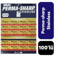 Permasharp 20x5 Paslanmaz Çelik Kartela Jilet