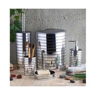 Perotti 14758 Silver Siyah Linea Silver 5'li Banyo Seti