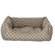 Pet Comfort 40x50 cm Uniform Bej Puantiyeli Kedi ve Köpek Yatağı