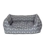 Pet Comfort 40x50 cm Uniform Bone Gri-Beyaz Kedi ve Köpek Yatağı