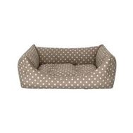 Pet Comfort 50x60 cm Uniform Bej Puantiyeli Kedi ve Köpek Yatağı