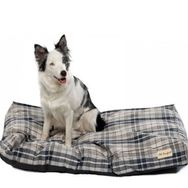 Pet Comfort 60x90 cm M Lima Varius Mavi Kareli Köpek Yatağı