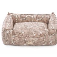 Pet Comfort Alpha Açık Kahverengi Beyaz L 105x85 cm Köpek Yatağı