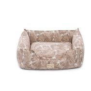 Pet Comfort Alpha Açık Kahverengi Beyaz M 80x65 cm Köpek Yatağı
