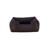 Pet Comfort Alpha Kahverengi W Mor Biye S 60x50 cm Kedi ve Köpek Yatağı