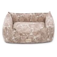 Pet Comfort Alpha Merta 85x105 cm L Açık Kahverengi-Beyaz Köpek Yatağı
