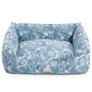 Pet Comfort Alpha Merta Mavi-Beyaz L 85x105 cm Köpek Yatağı