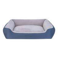 Pet Comfort Bravo Duo Mavi Gri XL Peluş Köpek Yatak