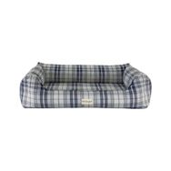 Pet Comfort Delta Lacivert Kareli L 105x80 cm Köpek Yatağı