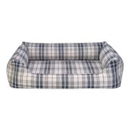 Pet Comfort Delta Lacivert Kareli L Köpek Yatak
