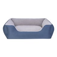 Pet Comfort Echo Mavi Gri L Peluş Köpek Yatak