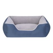 Pet Comfort Echo Mavi Gri M Peluş Köpek Yatak
