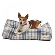 Pet Comfort Lima Mavi Kareli S 70x40 cm Köpek Yatağı