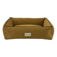 Pet Comfort Parliament Mavi w Hardal Biye S 75x60 cm 21051 Golf Kedi ve Köpek Yatağı