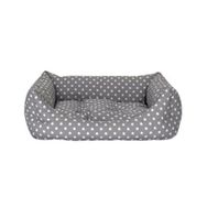 Pet Comfort Puantiyeli Bej 40x50 cm Xsmall Uniform Kedi ve Köpek Yatağı