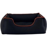 Pet Comfort Siyah W Turuncu Biye M 80x65 cm 21051 Alpha Köpek Yatağı
